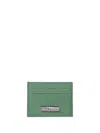 Longchamp `le Roseau` Card Holder In Green
