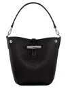 Longchamp Xs Roseau Leather Bucket Bag