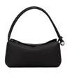 Longchamp Le Roseau Double-handle Leather Shoulder Bag In Black