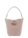 Longchamp Le Roseau Essential Xs Bucket Bag In Beige