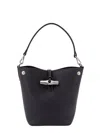 Longchamp Le Roseau Essential Xs Bucket Bag In Black