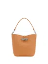 Longchamp Extra Small Le Roseau Leather Bucket Bag