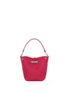 Longchamp Xs Le Roseau Bucket Bag In Pink