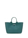 Longchamp Handbag L Le Roseau In Blue