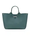 Longchamp Handbag L Le Roseau In Green
