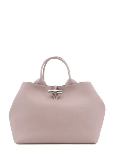 Longchamp Le Roseau Handbag In Pink