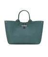 Longchamp Handbag L Le Roseau In Blue
