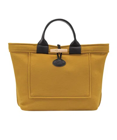 Longchamp Le Roseau L Tote Bag In Brown
