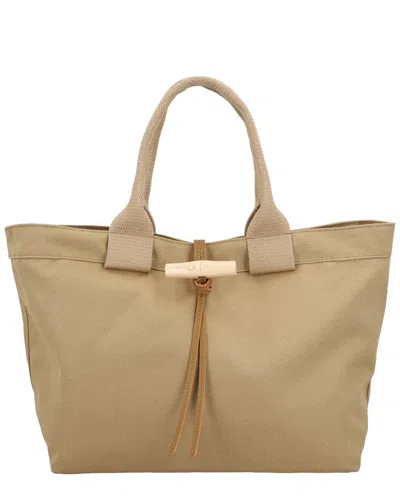 Longchamp Le Roseau Large Tote Bag In Neutral
