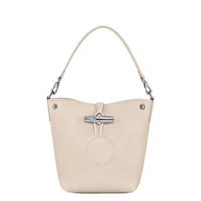 Longchamp Le Roseau Leather Bucket Bag