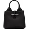 Longchamp Sac À Main Xs Le Roseau In Black
