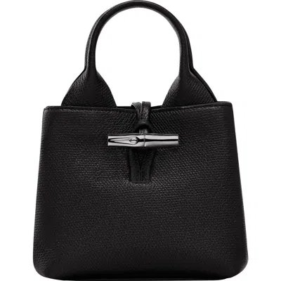 Longchamp Sac À Main Xs Le Roseau In Black