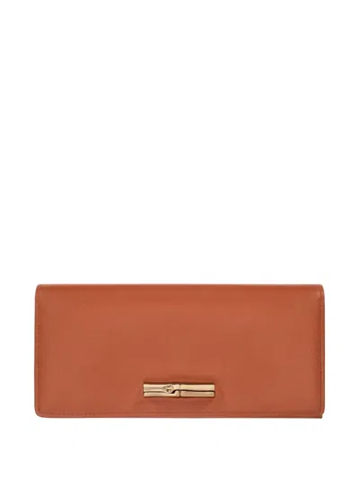 Longchamp Le Roseau Leather Wallet