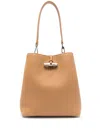 Longchamp Le Roseau M Schultertasche In Braun