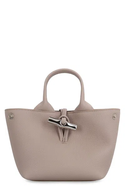 Longchamp Le Roseau Mini Handbag For Women In Clay