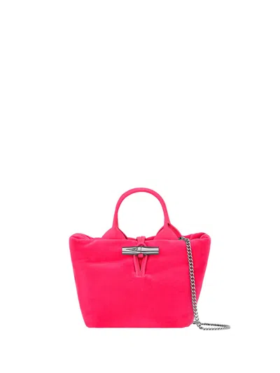 Longchamp `le Roseau Pink` Extra Small Handbag