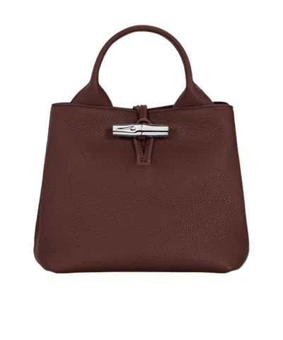 Longchamp Le Roseau S Handbag In Brown