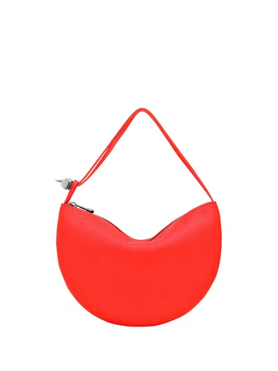 Longchamp `le Roseau` Small Clutch In Red