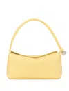 Longchamp Le Roseau Textured Leather Shoulder Bag In Yellow