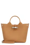 Longchamp Le Roseau Walnut-coloured Bag S