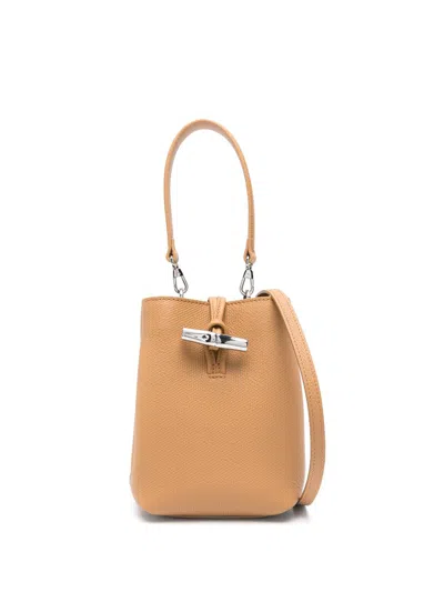Longchamp Le Roseau Xs Beuteltasche In Braun