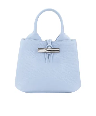 Longchamp Le Roseau Xs Handbag In Blue