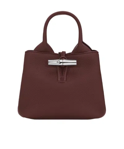 Longchamp Le Roseau Xs Handbag In Burgundy