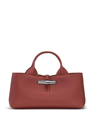 Longchamp Le Ruseau Tote Bag In Brown