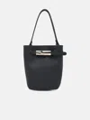 Longchamp 'le Smart Flow' Black Leather Bag In Black