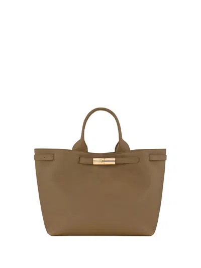 Longchamp `le Smart Flow` Large Tote In Green