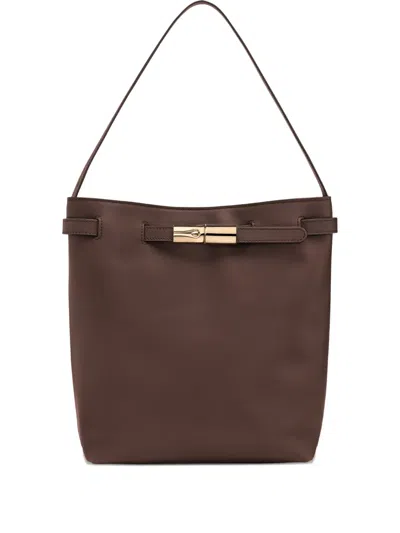 Longchamp Le Smart Shoulder Bag In Brown