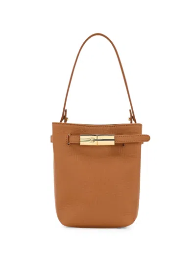 Longchamp Le Smart Xs Bucket Bag Caramel In Pattern