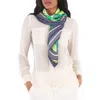 Longchamp League Sqaure Silk Scarf In Multi