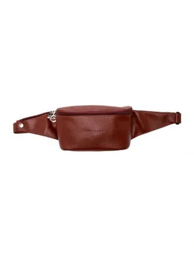 Pre-owned Longchamp Leather Belt Bag In Brown