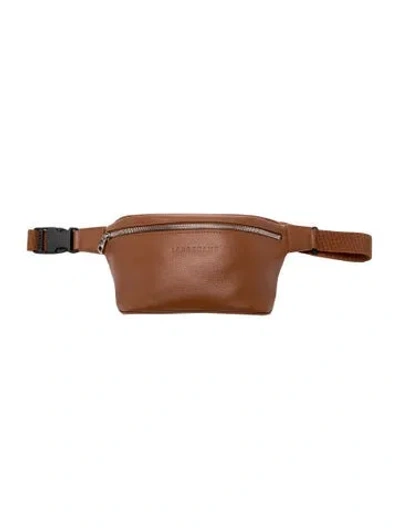 Pre-owned Longchamp Leather Belt Bag In Brown