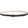Longchamp Leather Belt In Brown