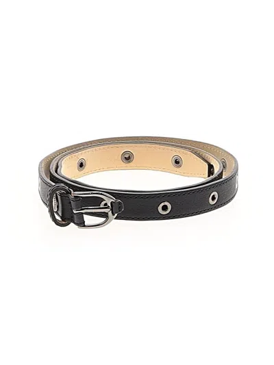 Pre-owned Longchamp Leather Belt In Blue