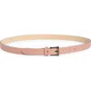 Longchamp Leather Belt In Brown