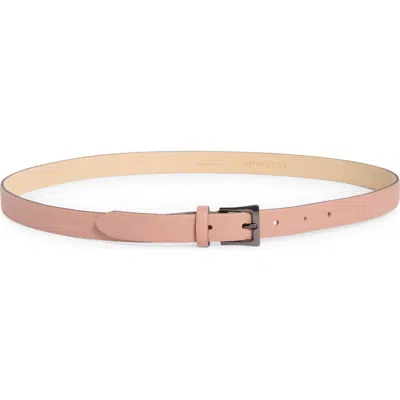 Longchamp Leather Belt In Brown