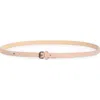 Longchamp Leather Belt In Brown