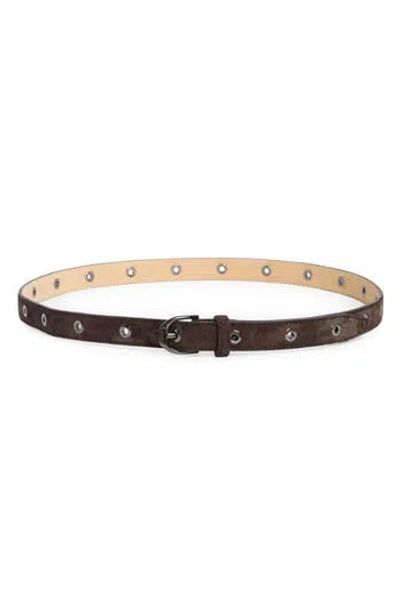 Longchamp Leather Belt In Brown