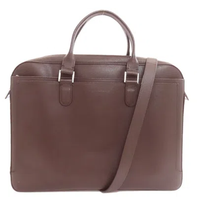 Pre-owned Longchamp Leather Briefcase ()