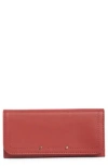 Longchamp Leather Continental Flap Wallet