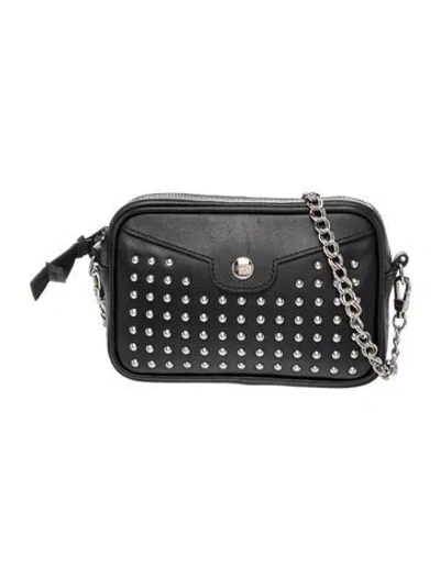 Pre-owned Longchamp Leather Crossbody Bag In Black