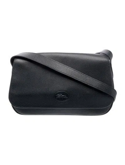 Pre-owned Longchamp Leather Crossbody Bag In Blue