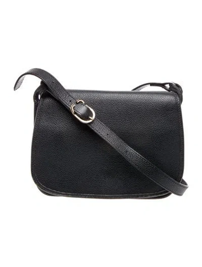 Pre-owned Longchamp Leather Crossbody Bag In Blue