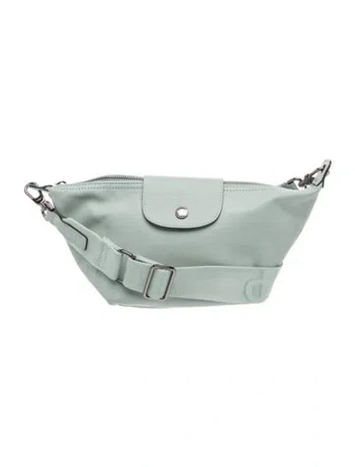 Pre-owned Longchamp Leather Crossbody Bag In Blue