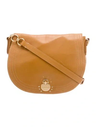 Pre-owned Longchamp Leather Crossbody Bag In Brown