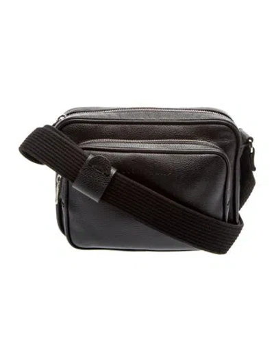Pre-owned Longchamp Leather Crossbody Bag In Brown