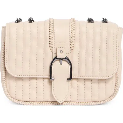 Longchamp Leather Crossbody Bag In White